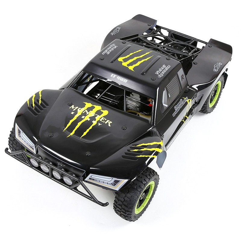 遥控车1:5大型短卡越野车 4wd燃油烧油车 升级45cc发动机 专业rc模型