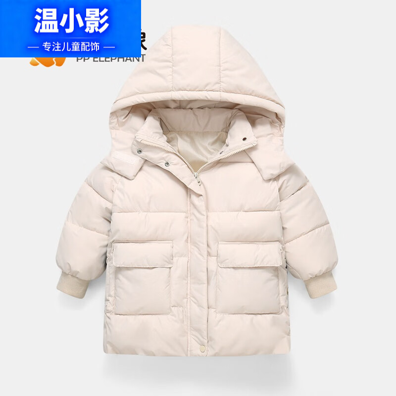 ��СӰ�����¿���Ůͯװ��ͯ��ñ�Ӻ��г����޷�С����ů�������� �װ�ɫ 110 cm 63.66Ԫ