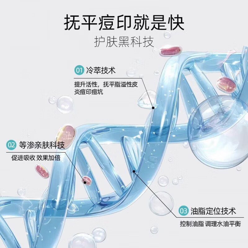 KERLY伊尔敷医用透明质酸钠皮肤修护凝胶小蓝管痘印闭口修护脂溢性皮炎 【长效不留痕】买3送2 药房直售