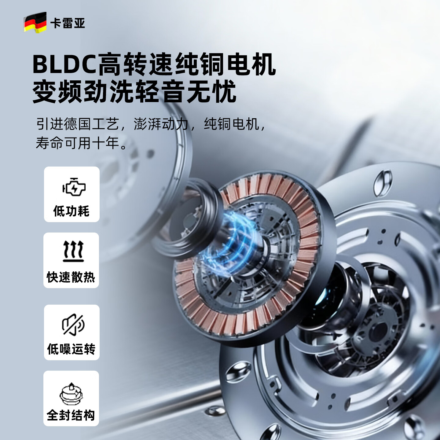 卡雷亚|德国商用大型100公斤全自动变频大容量酒店专用洗布草家用宾馆民宿美容院干洗店80KG学校|洗衣机 100KG【商用旗舰款】蓝光+超净洗+桶自洁 波轮