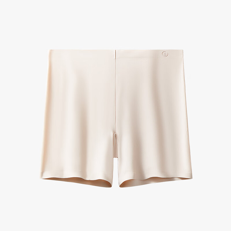 松山棉店松山棉女士安裤五分防走光肤色无痕隐形高弹打底裤春夏季 升级款-肤色 M