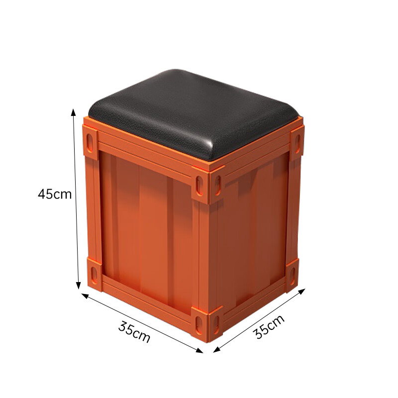 ouoety铁艺集装箱网红坐凳长凳工业风酒吧ktv靠墙长条座椅卡座换鞋