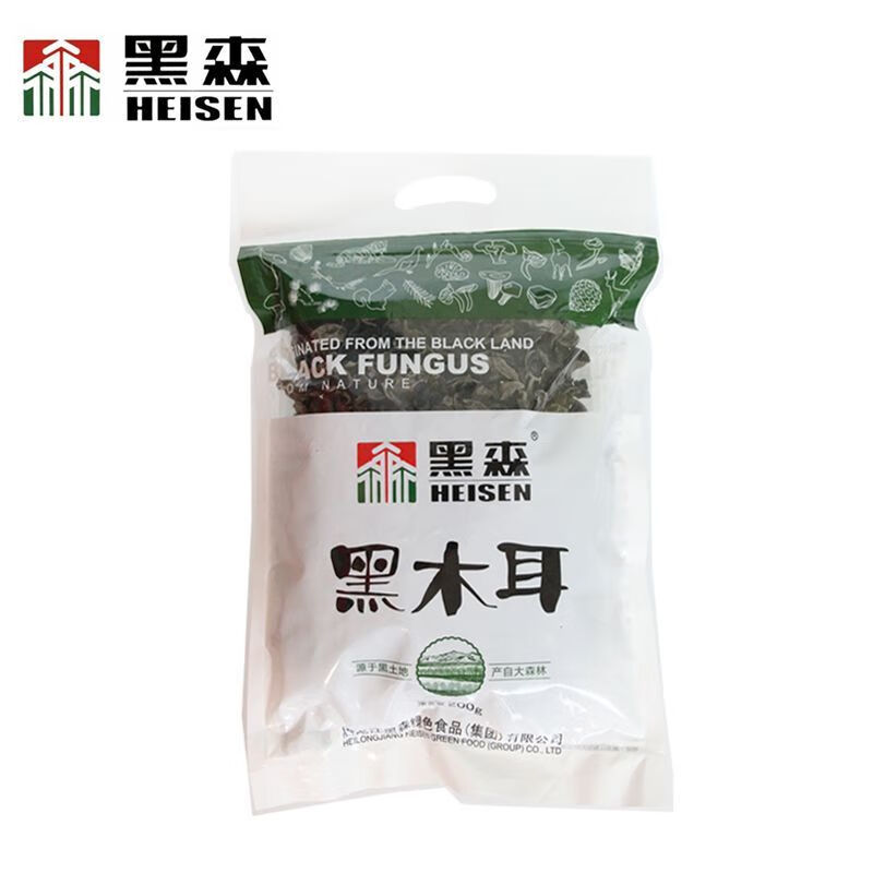 黑森黑木耳200g袋装东北特产山珍牡丹江木耳  南北干货菌菇 200g