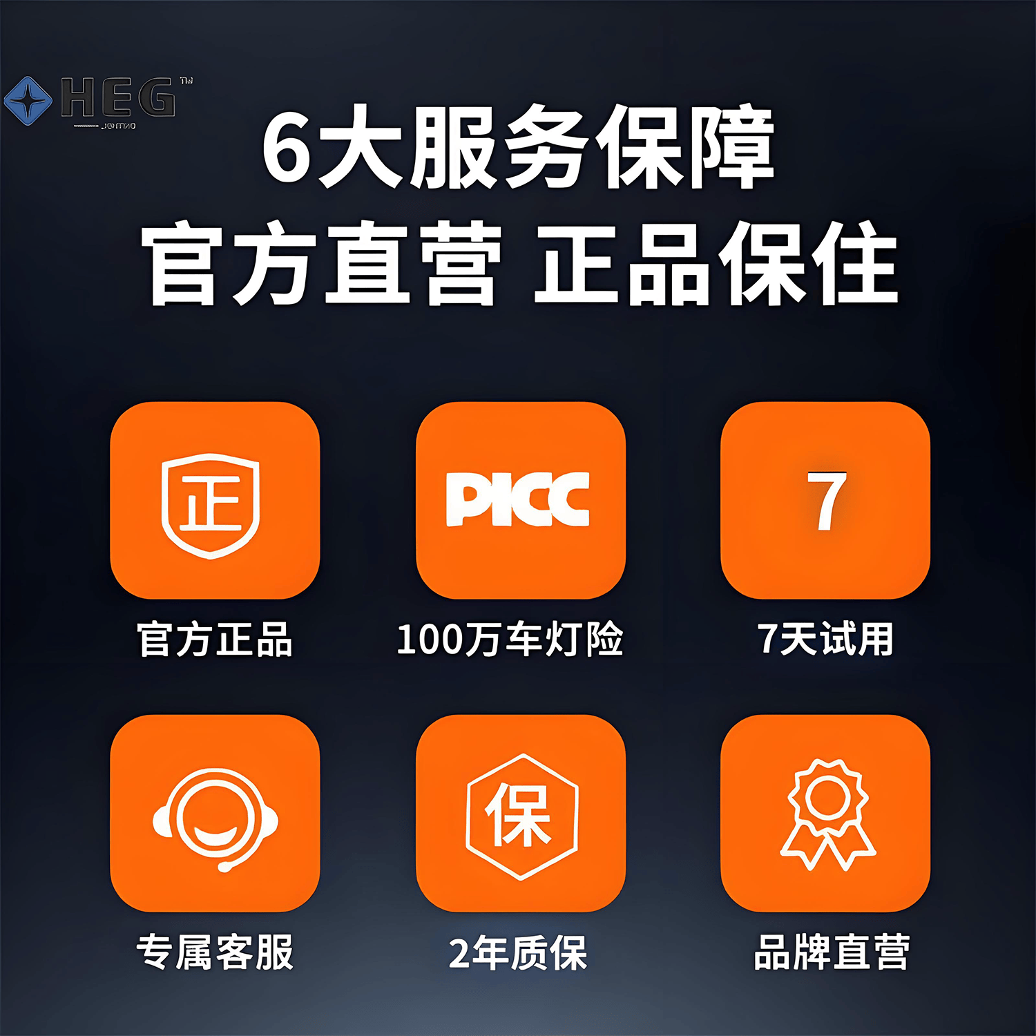 核光A11led汽车头灯 远光灯/近光灯2026新款881 稳定功率65瓦 一套