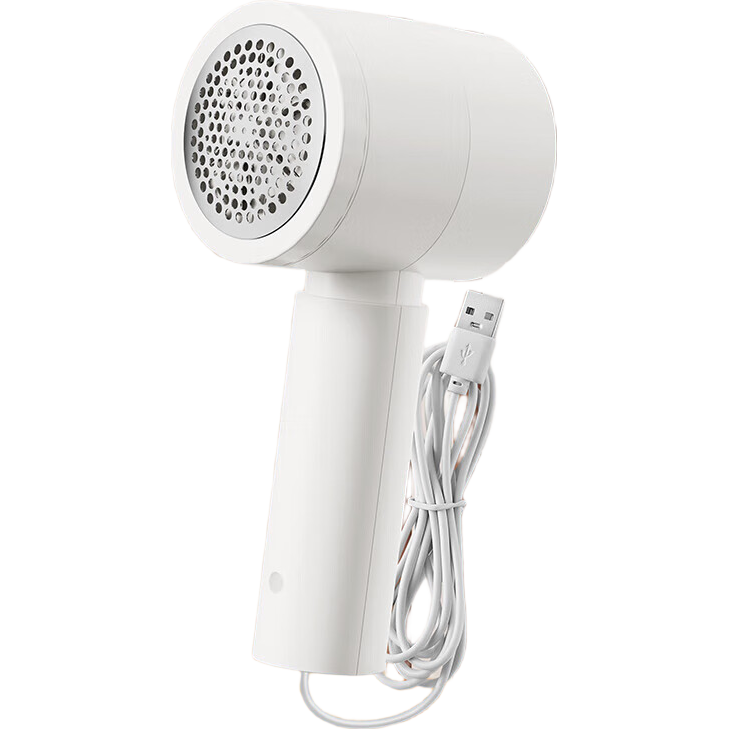 【6叶钢刀】毛球修剪器家用去球器去毛球器剃毛器打毛器衣服除毛器毛衣卫衣毛球修剪神器剃毛机 【插电使用】高级白