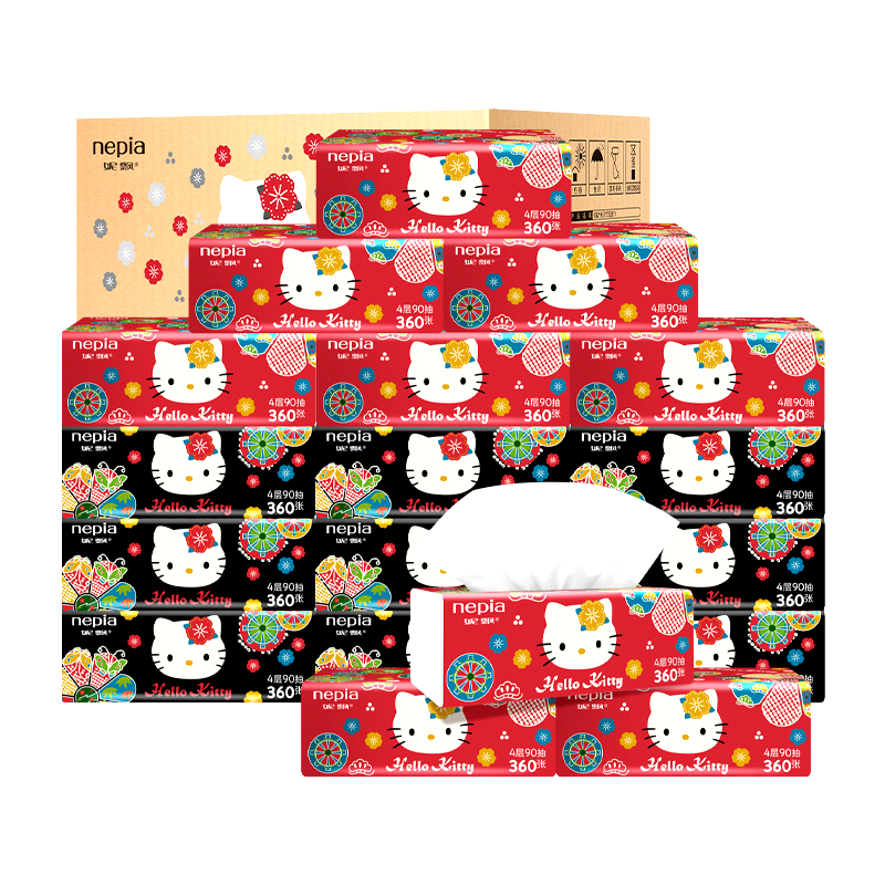 ���ڲ�������Ʈ��Nepia����ֽ������Ÿ������ֽ��������IP���� ������������� 4�� 90��*18�� ����װ 38Ԫ