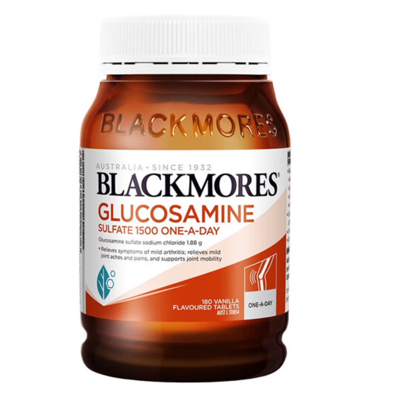 澳佳宝Blackmores氨糖维骨力高浓度1500mg180粒澳洲进口有效期27年初 氨糖维骨力180粒*1瓶