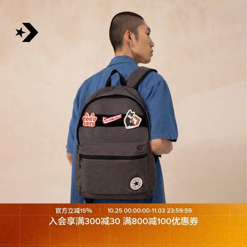 匡威（Converse）官方 GO2 BTS男女猫咪星箭趣味双肩包UA5750 UA5750-023 均码