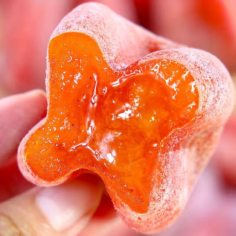 千园九味广西吊柿饼霜降流心柿饼子独立包装糖心年货新鲜农家自制干柿饼 优选流心柿饼2斤（净重1.8斤）