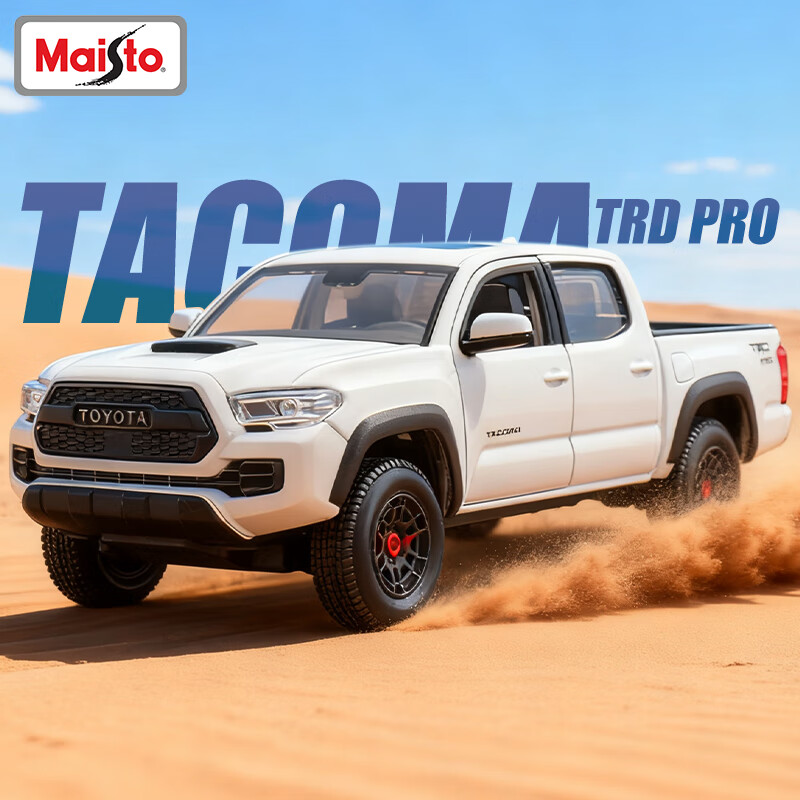 ����ͼ��Maisto�� 1:24����������TacomaƤ��ԽҰ���Ͻ�ģ����ģ������к�����