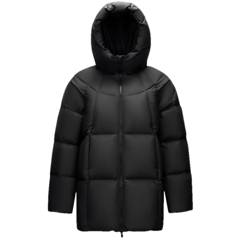 森马（Semir）羽绒服女冬中长款90绒三防显瘦龟背廓形2025保暖外套109725113003