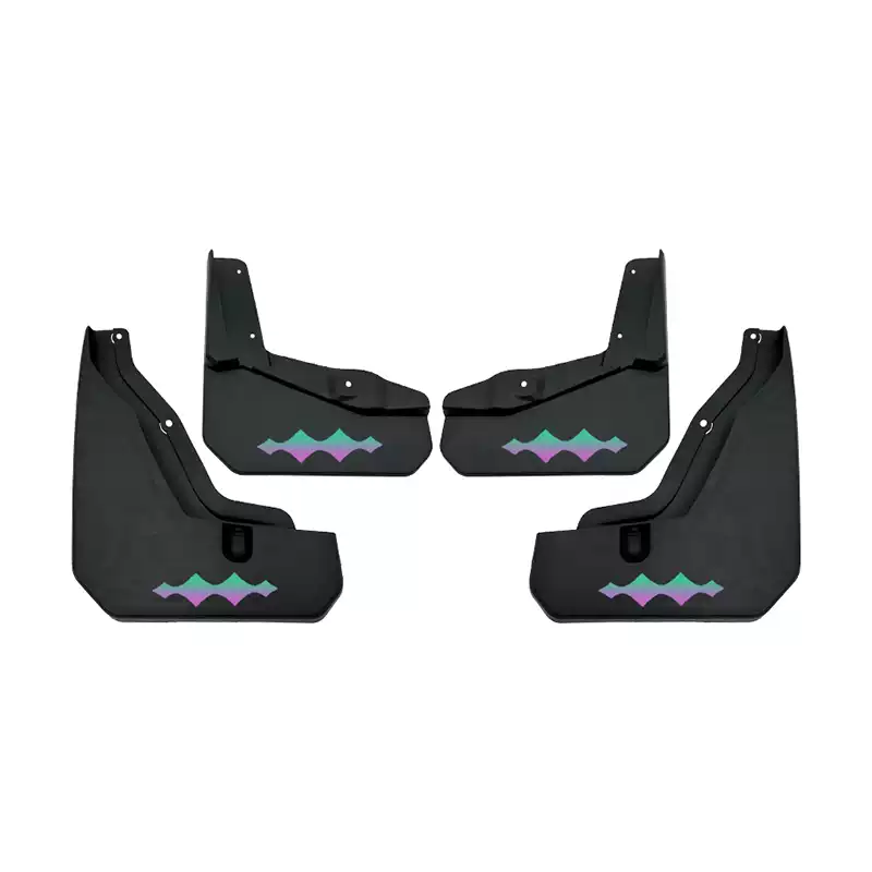 适用于方程豹豹8挡泥板改装饰专用免打孔原装车轮挡泥皮汽车配件 方程豹8挡泥板无标 方程豹豹8