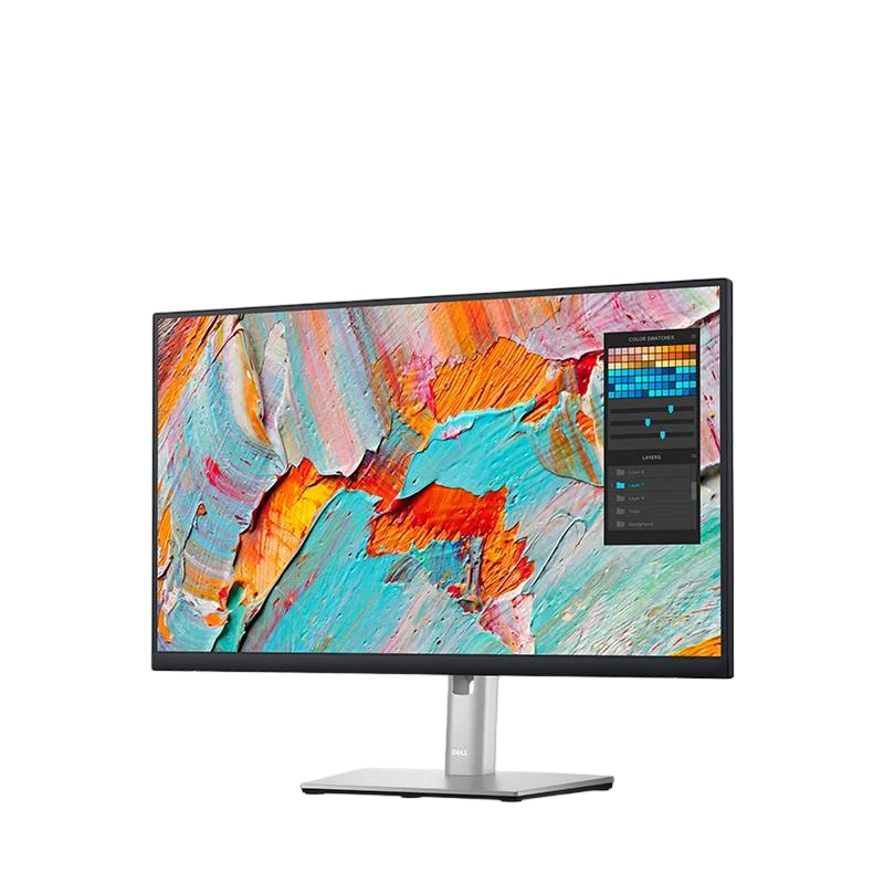 戴尔（DELL）23.8英寸 2K显示器 IPS 硬件级防蓝光 旋转升降支架 微边框 接口丰富 电脑显示器 P2423D