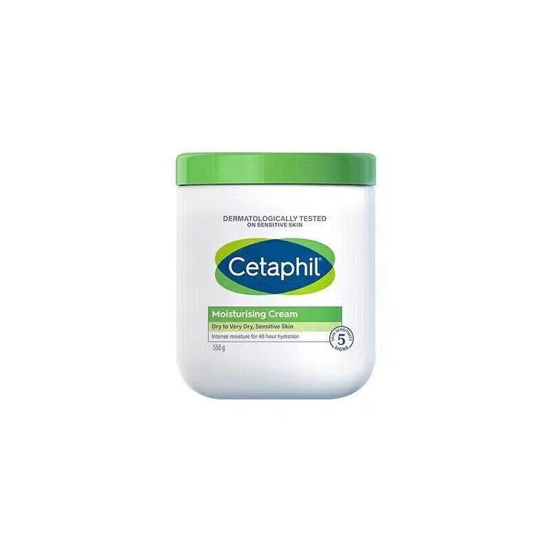 丝塔芙（Cetaphil）大白罐550g保湿补水婴儿润肤面霜敏感肌修护干燥止痒儿童身体乳 无烟酰胺[550g*1罐]防伪可查