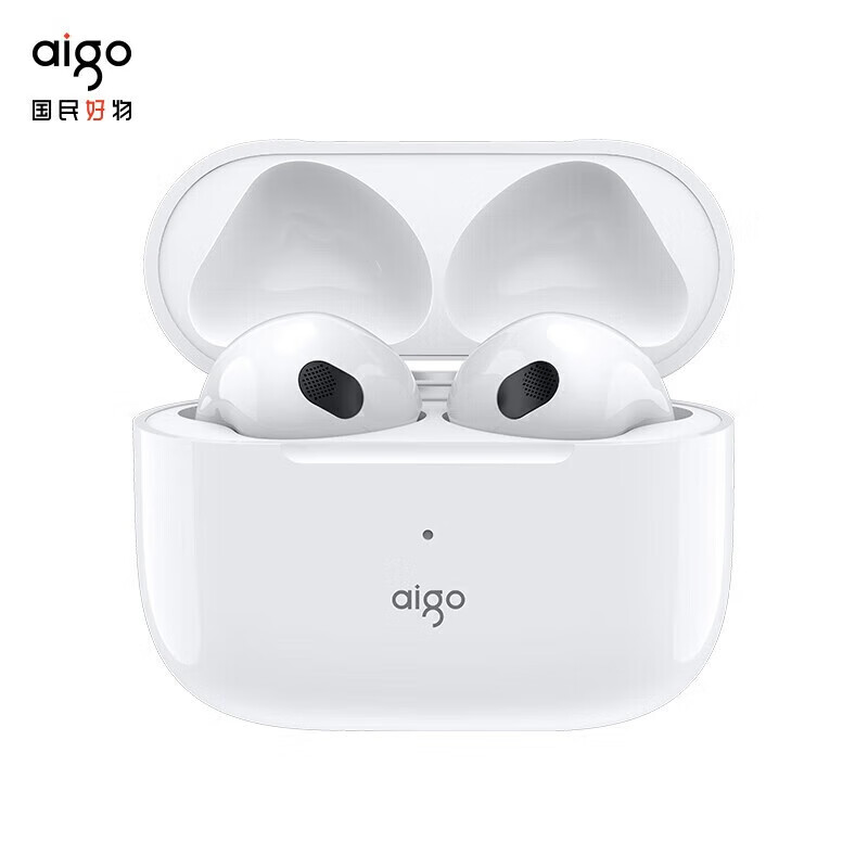 爱国者（aigo）T60真无线蓝牙耳机迷你 高清通话 蓝牙5.1 半入耳游戏运动耳机 苹果华为小米安卓通用
