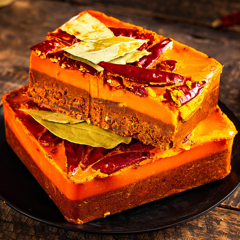 【13.9！旗舰店】重庆小块火锅底料  45°中辣口味 90g*4块