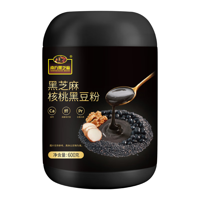 �Ϸ���֥�飨NANFANG BLACK SESAME����֥����Һڶ���600g��֥������Ӫ��Ʒ������ʳ