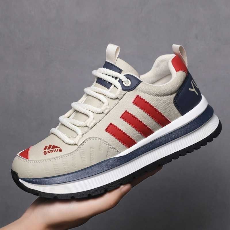 2025爆款时尚休闲百搭软底潮流休闲鞋老爹轻便厚底运动鞋xy 米色 39