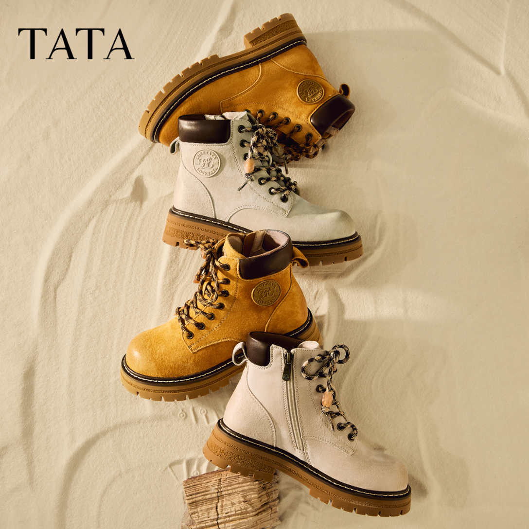 ����TATA ŮЬ2025���ٴ�Ů���Ź�װѥʱ�ж�ѥ117.15Ԫ����