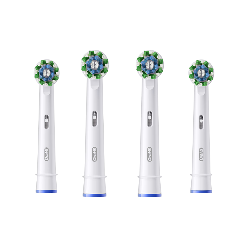 欧乐B电动牙刷头Pro/P/D系列EB50RX-4多角度清洁X型刷头4支装