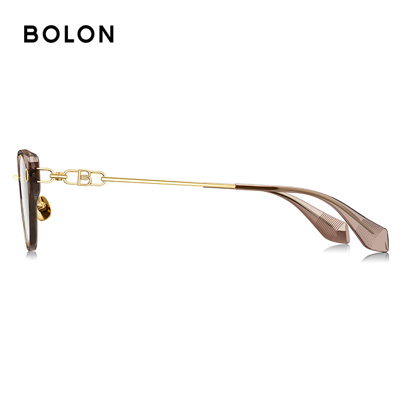 暴龙(BOLON)近视眼镜框 杨紫同款优雅猫眼时尚镜架 近视配镜 BA6019 精选 B21-冷茶棕色 此项仅单框-镜框支持试戴