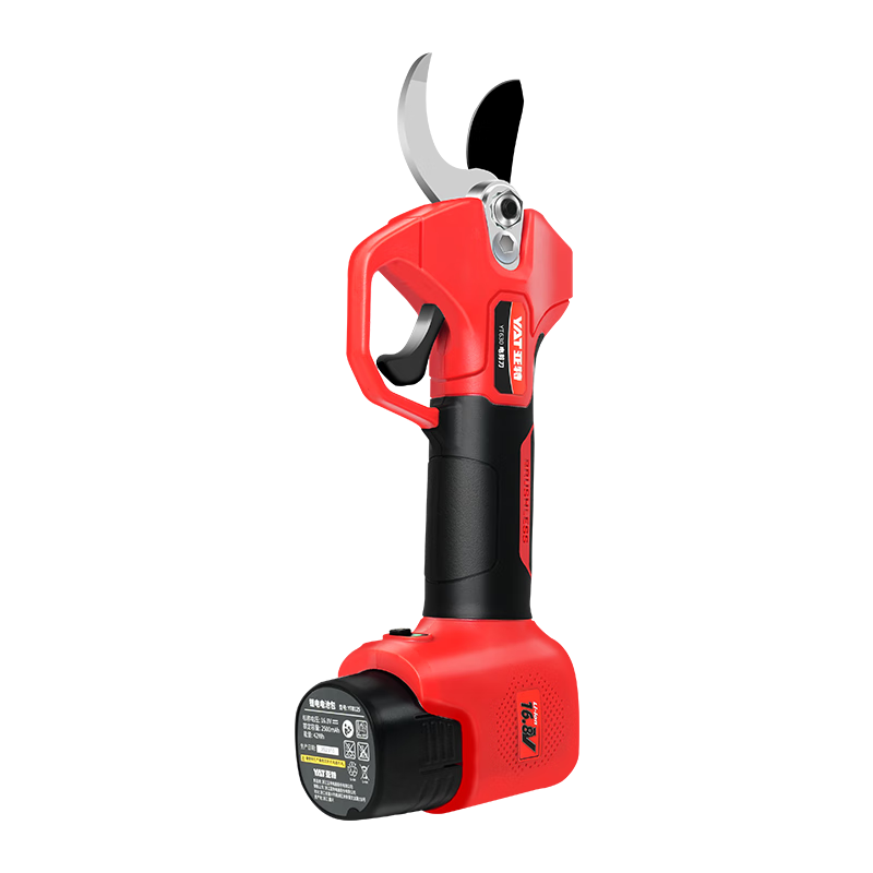 亞特電動(dòng)剪枝剪充電式鋰電修枝剪果樹(shù)枝修剪專(zhuān)用剪刀園藝剪無(wú)線(xiàn)粗枝剪 YT630無(wú)刷修枝剪（雙電池套餐）