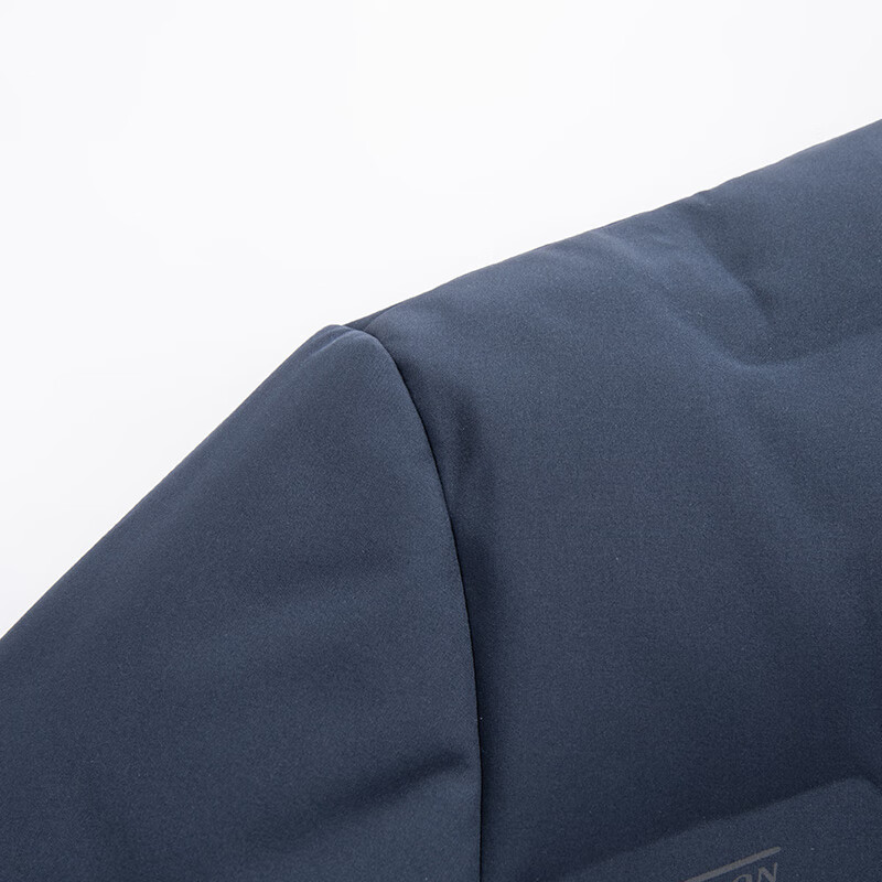 罗蒙(ROMON)防寒保暖羽绒服男冬季新款时尚休闲百搭短款连帽羽绒外套男 藏青 3XL (190) 【建议160-180斤】