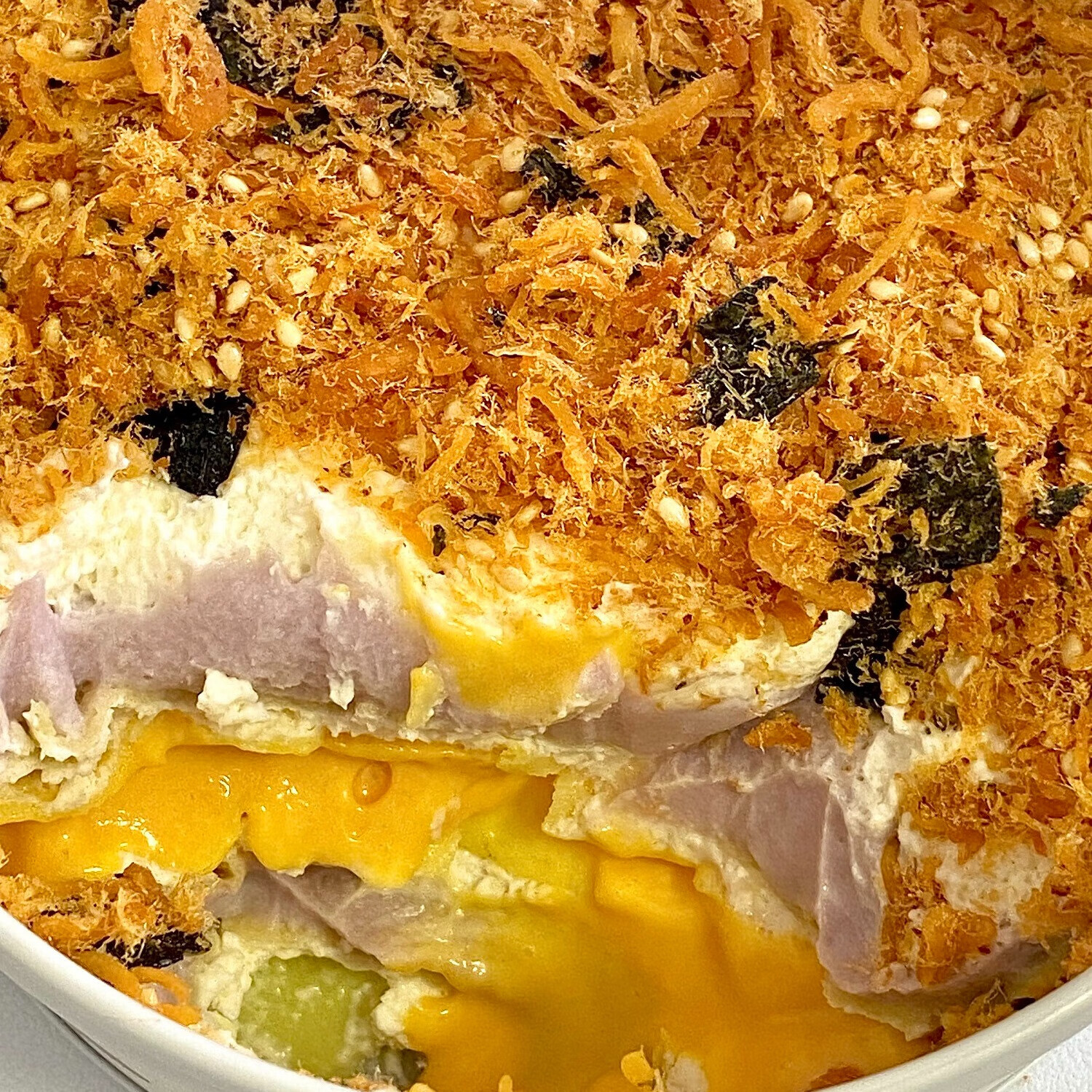 焙尔妈妈奶黄芋泥肉松蛋糕·五寸动物奶油新鲜好吃生日蛋糕下午茶休闲甜品 奶黄芋泥蛋糕铁罐5寸600g*1盒 顺丰发货(下单前请看详情页第一张)