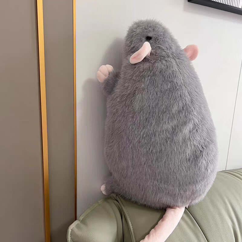 创京懿选花栗鼠玩偶创意整蛊毛绒玩具彷真大老鼠陪睡玩偶送朋友生日