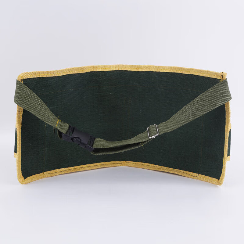 哩嗹啰嗹建筑工人工具腰带加厚木工钉子包绿帆布包钉兜 绿帆布大钉兜
