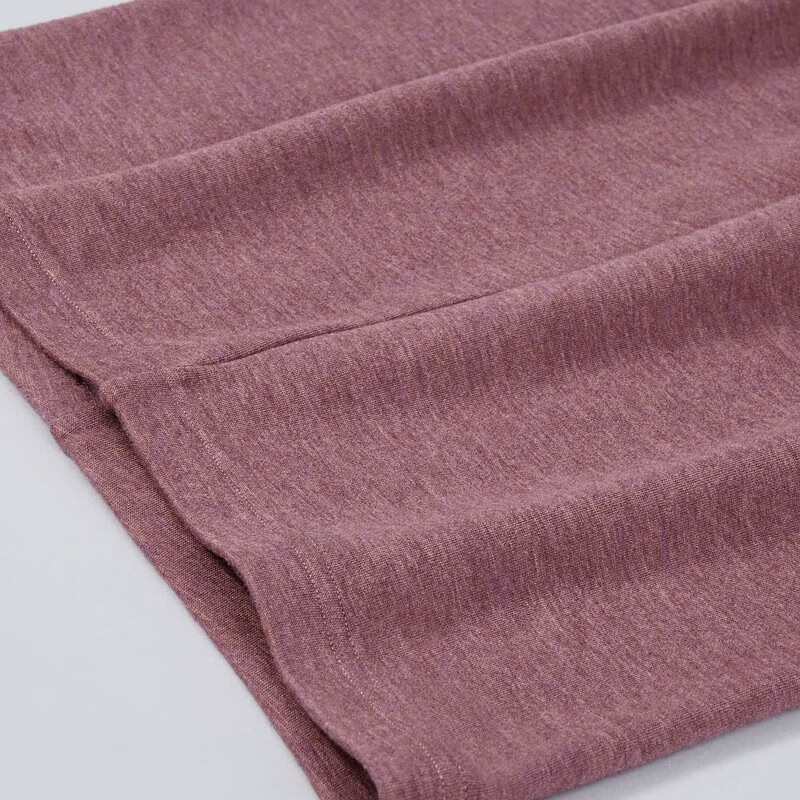 三枪（THREEGUN）热力弹无尺码吸湿秋衣秋裤女情侣保暖内衣双色薄绒礼盒 女 灰紫 S -L（小版）