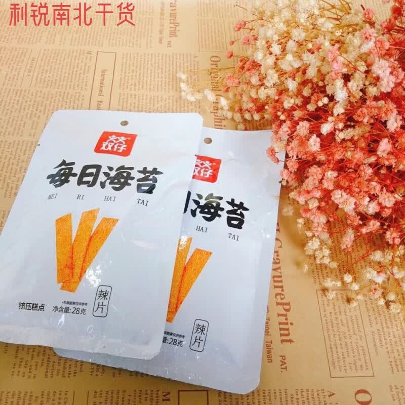 双仔辣条每日海苔片辣味零食手撕大辣片湖南风味校园经典小吃老款