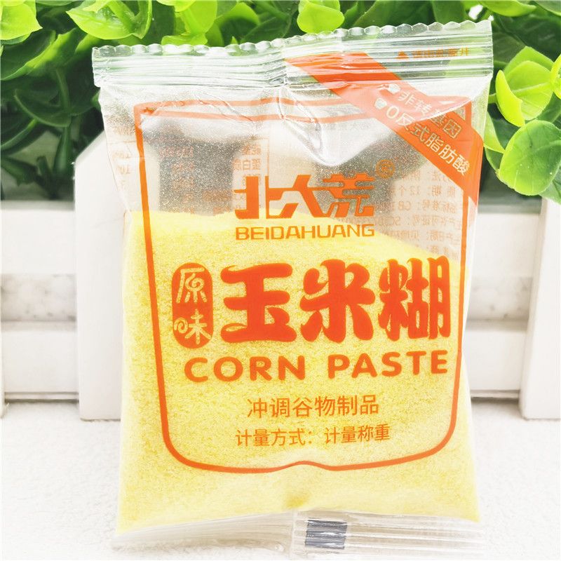 北大荒玉米糊原味甜味500g小袋称重早餐冲调谷物制品包 原味500g