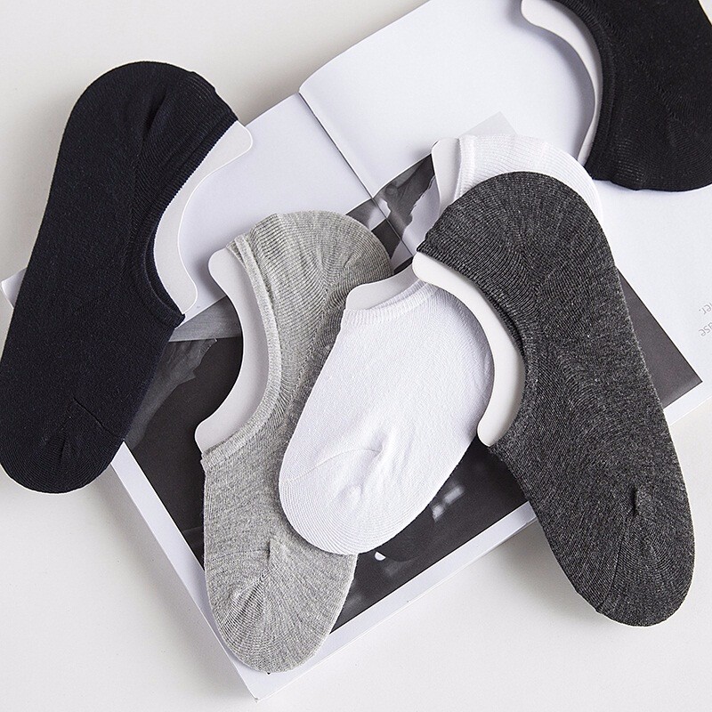 八爪蜘蛛袜子男夏季船袜纯色浅口隐形四季薄款运动短袜 休闲男袜 1双