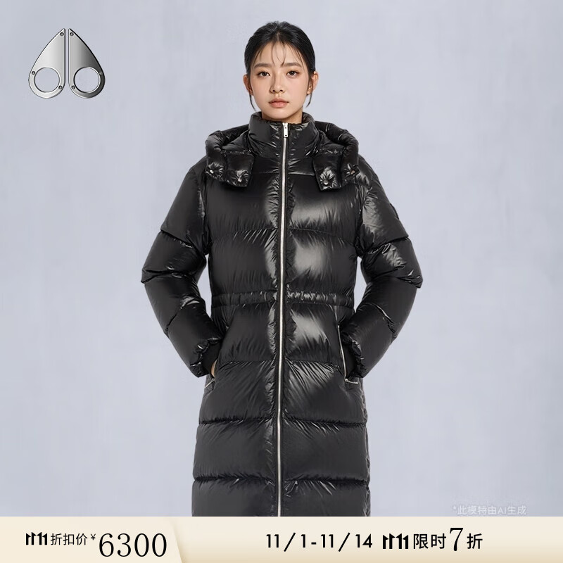 Moose Knuckles[限时7折] PARKA 女士保暖小剪刀羽绒服外套 黑色 S