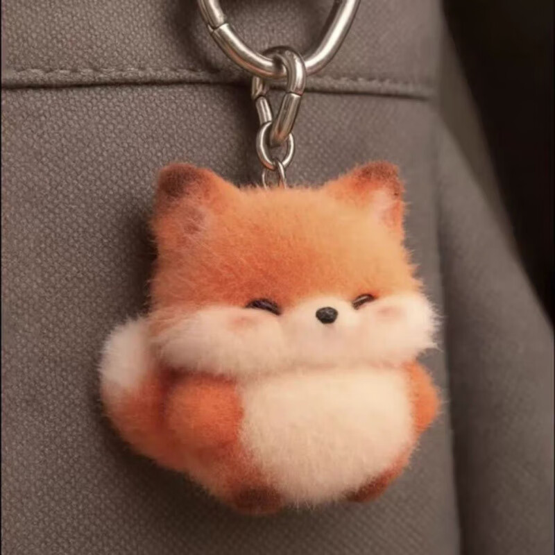 迪士尼（Disney）原创新款赤红小狐狸毛绒公仔高颜值可爱狐狸毛绒包包挂件超萌玩偶 小狐狸挂件【1个】