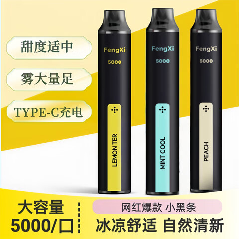 奉希辅助戒烟草本口气清新喷雾水果味可吸吐可充电一次性电子雾化棒 菠萝【8ml--5000口】