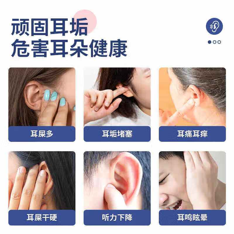 内廷上用同仁堂耳耵聍清洗器耳鸣耳痒耳道发炎流脓耳钉中耳炎液软化洗液 【1盒体验装】20ml/瓶