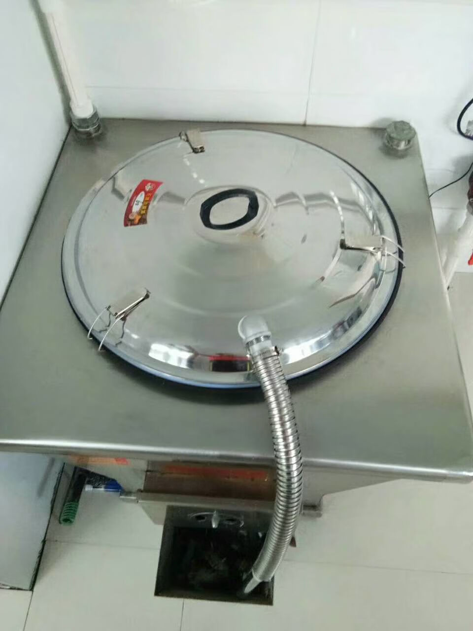 农村家用无哈气锅盖烧火做饭无蒸汽不锈钢升级版无气锅盖加厚耐用