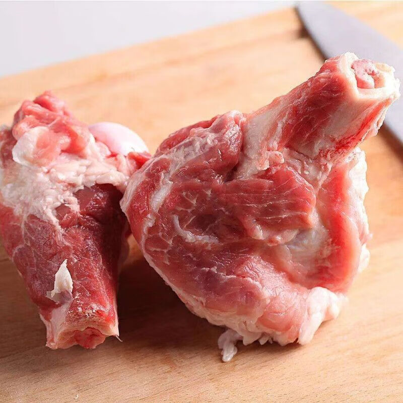 雨润精选国产筒骨/带皮五花肉块 原切猪肉组合筒骨五花冷冻发货 精选筒骨2斤+带皮五花肉2斤