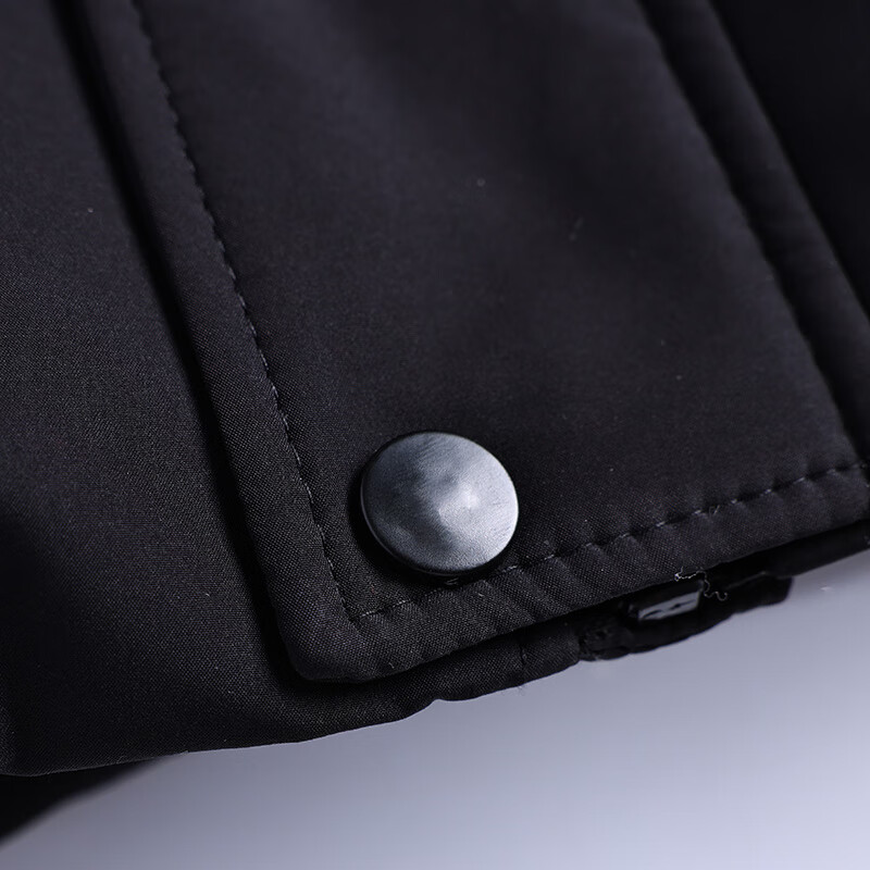 拾福（SHIFU）中老年冬季棉衣外套男爸爸装加绒加厚保暖棉服上衣休闲商务装衣服 虾青色 5XL (200)