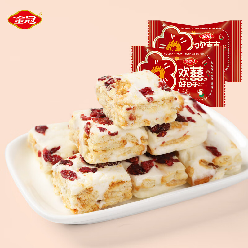 ��ڡ���¹�Ƽ�������ϲ��ϲ��ϲ����ɢװ�����������װ��ʳ���� ��ϲ��Խݮѩ����500g1����Լ40���� 17.3Ԫ