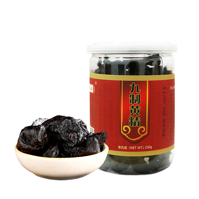 祥悅林黃精九華山九蒸九曬九制黃精 即食泡茶泡酒 冬日 250g*1袋 半斤（體驗款）