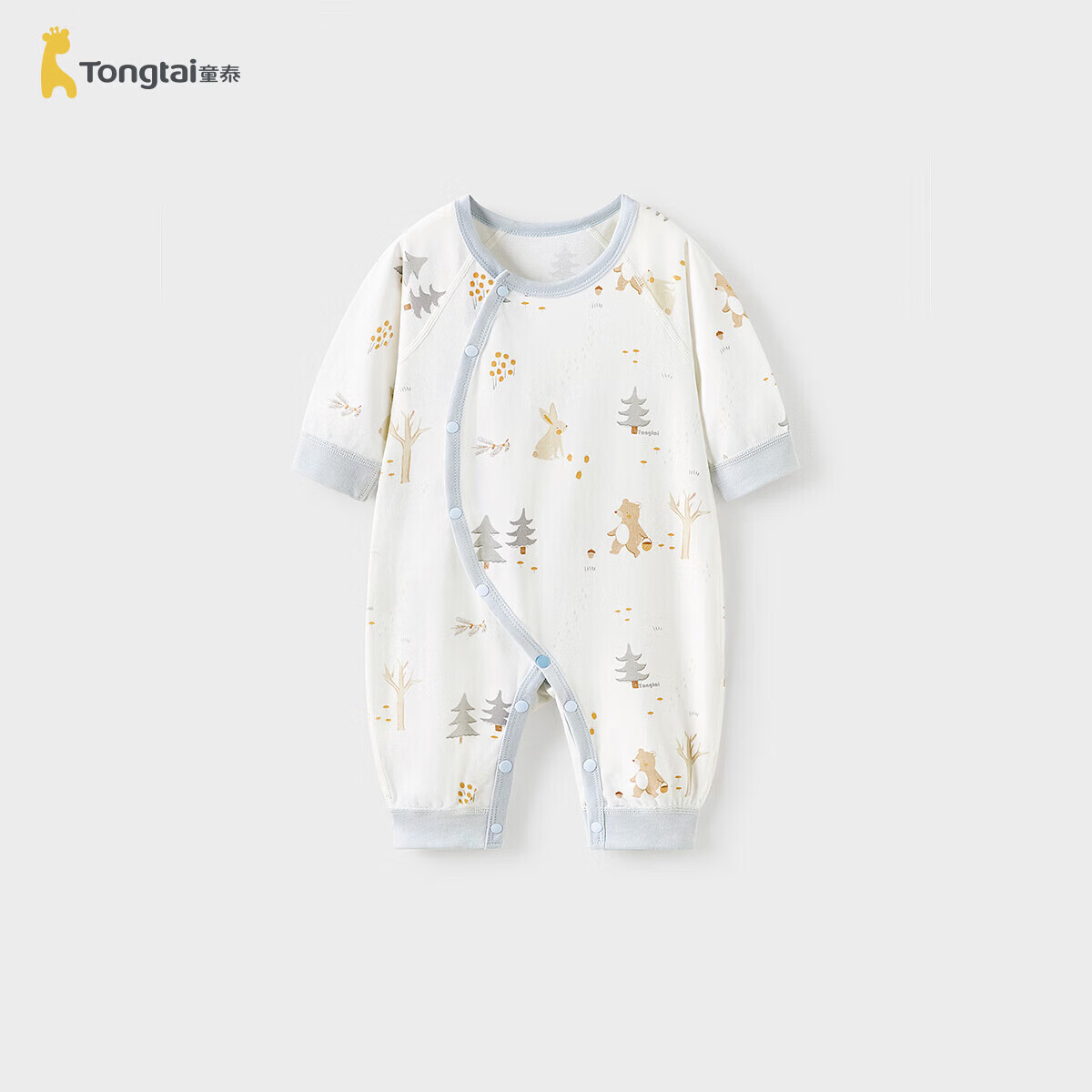 ̩ͯ��TONGTAI��Ӥ�������´��＾���ޱ����·�������ƫ����������˯����ɫ73cm 59.9Ԫ