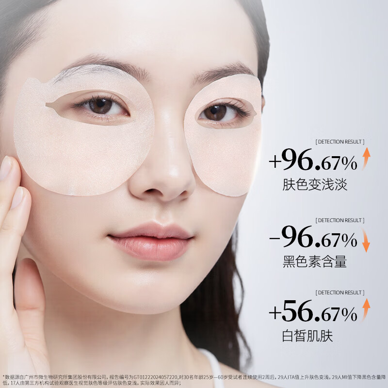 梦希蓝377特护美白淡黑抗皱抚纹眼膜贴眼袋提拉紧致淡化黑眼圈斑点细纹 【持证美白】抗皱抚纹眼膜*5瓶 300片