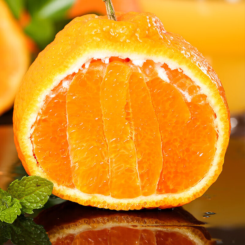 疆域采虹正宗丑皮橘子果冻口感柑橘子当季新鲜水果爆汁果冻生鲜整箱 特选5斤大果装70MM+净重约为4斤+