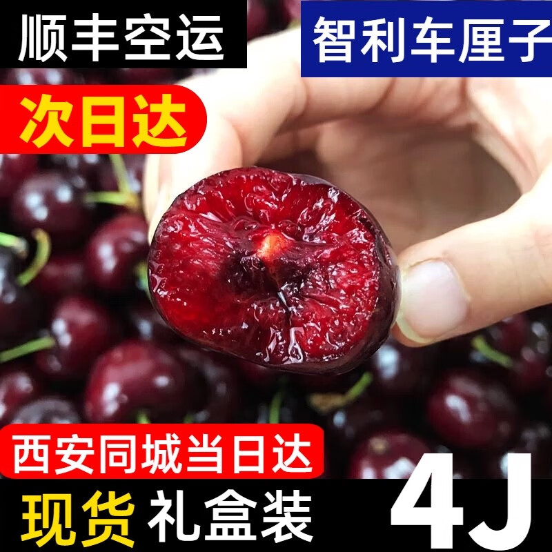 车厘子礼盒装正宗智利车厘子新鲜孕妇水果包邮5斤当季整箱进口大樱桃 5斤(净重) 原装礼盒 超大果 2J 单果28-30mm
