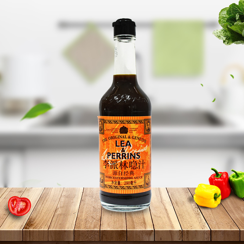 茗仟(mingqian)亨氏李派林喼汁 英国 原装进口 290ml2瓶英式酸辣急汁