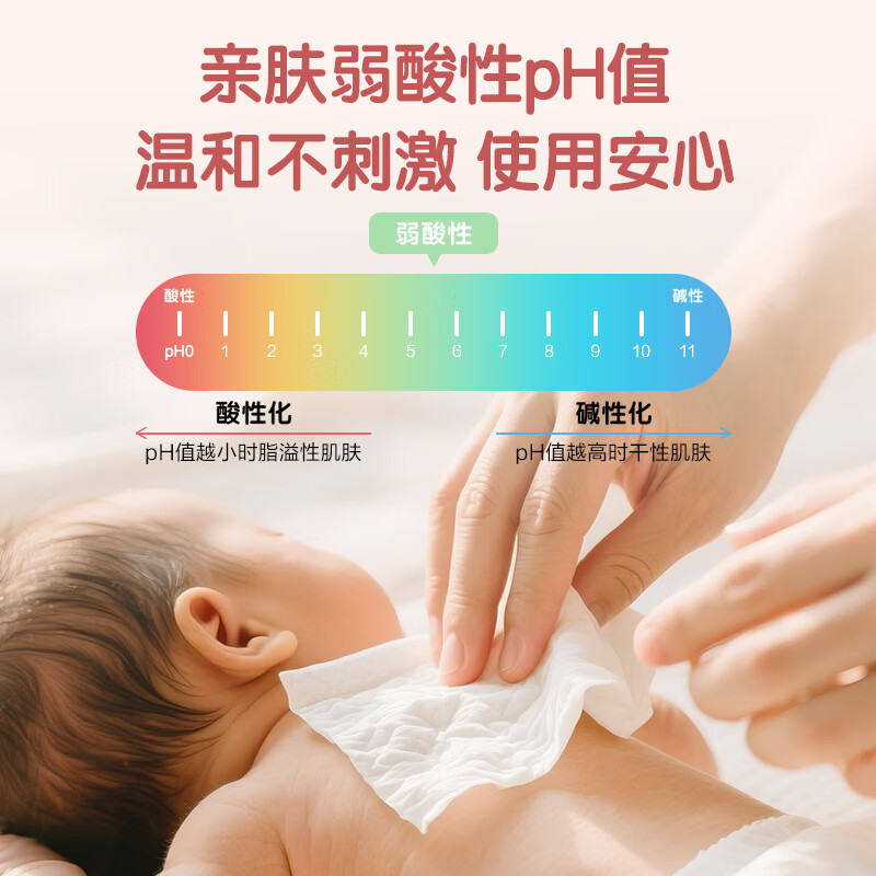 1号会员店 婴儿湿巾 100%棉 湿巾 湿纸巾婴儿专用 20片/包 湿巾小包