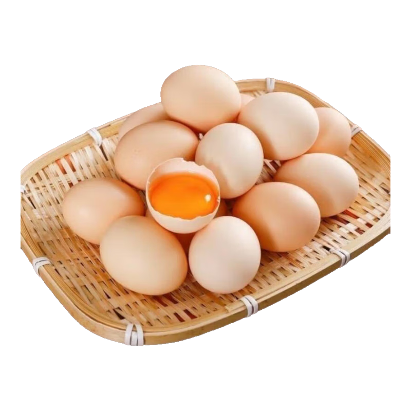 林地五谷杂粮喂养土鸡蛋鲜鸡蛋超市生鲜单枚50g 10枚